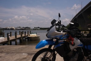 Dad's KLR and the Horn