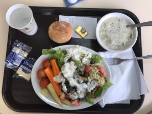 Lunch Salad and Chowda